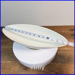 Raymor Capri Low Bowl Oval dish wamnut stand 1950s Michael Lax, vintage RARE