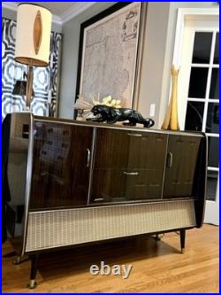 Restored Rare KUBA NAPOLI MCM MID CENTURY MODERN Record Player STEREO BAR