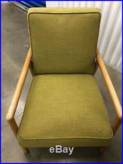 Robsjohn Gibbings for Widdicomb Lounge Chair & Ottoman Mid Century Modern, Rare
