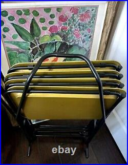 SPRINGTIME IN PARIS? VERY RAREPARIS Au PRINTEMPSFrench MCM TV Trays 4pc Set SPRINGTIME IN PARIS? VERY RAREPARIS Au PRINTEMPSFrench MCM TV Trays 4pc Set