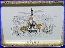 SPRINGTIME IN PARIS? VERY RAREPARIS Au PRINTEMPSFrench MCM TV Trays 4pc Set SPRINGTIME IN PARIS? VERY RAREPARIS Au PRINTEMPSFrench MCM TV Trays 4pc Set