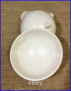 Salem Pottery RARE Viktor Schreckengost Primitive Pattern Cream And Sugar Bowl