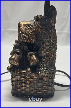 Scottish Terrier Lamp Copper Mid Century Modern Dog 1950's Rare Vintage Scottish Terrier Lamp Copper Mid Century Modern Dog 1950's Rare Vintage