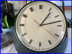 Secticon Clock VINTAGE Rare Mid Century Modern Gorgeous UNIQUE Swiss Made