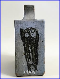 Steve Salisian MID Century Modern Studio Art Pottery Sgraffito Figural Vase