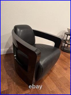 ULTRA Rare Timothy oulton MARS MK4 Carbon Fiber Leather Lounge Chair
