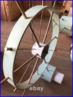 Ultra RARE! Mid Century Modern 12 Light Chandelier Atomic Ceiling Fixture 60