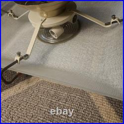 Ultra Rare Vintage 1959 XL Pair 19in mid century modern Moe lighting fixtures