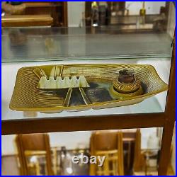 VINTAGE CALIFORNIA ORIGINALS MID CENTURY MODERN ASH TRAY RARE! USA 56 14x8