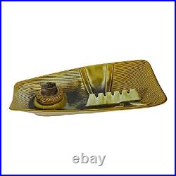 VINTAGE CALIFORNIA ORIGINALS MID CENTURY MODERN ASH TRAY RARE! USA 56 14x8