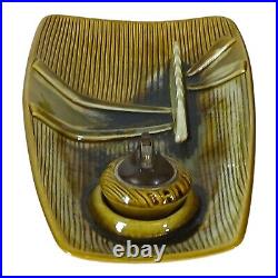 VINTAGE CALIFORNIA ORIGINALS MID CENTURY MODERN ASH TRAY RARE! USA 56 14x8