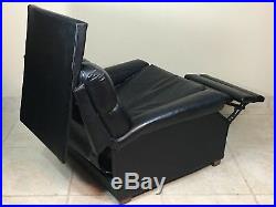 VTG Action Recliner Leather Chair MCM 1970s RelAction Transformer RARE LANE USA