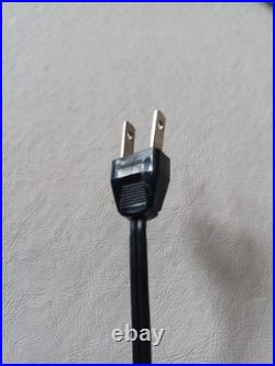 VTG MCM Lightolier Chrome Desk Lamp Black Base. VERY RARE