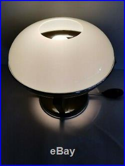 VTG MCM Mid Century Modern Table Lamp Light Ovni Space Atomic Flying Saucer Rare