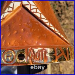 VTG MCM Retro Howard Kron Lamp Base Mosaic Fish Design RARE Find