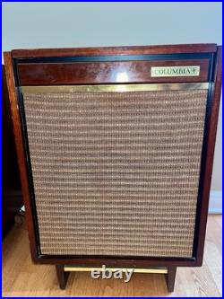 VTG Mid-Century Modern Columbia 2 Piece Hi-Fi Console Model 680 RARE