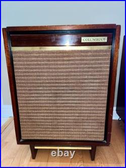 VTG Mid-Century Modern Columbia 2 Piece Hi-Fi Console Model 680 RARE