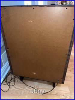 VTG Mid-Century Modern Columbia 2 Piece Hi-Fi Console Model 680 RARE