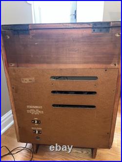 VTG Mid-Century Modern Columbia 2 Piece Hi-Fi Console Model 680 RARE