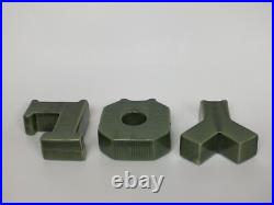 Very RARE Vintage Japan Ceramic Christmas JOY Letter Set MCM Midcentury Modern