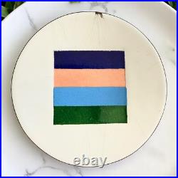 Very Rare Ettore Sottsass Il Sestante Milan Enameled Copper Plate Vintage 1958