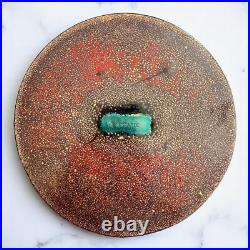 Very Rare Ettore Sottsass Il Sestante Milan Enameled Copper Plate Vintage 1958