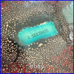 Very Rare Ettore Sottsass Il Sestante Milan Enameled Copper Plate Vintage 1958