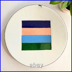 Very Rare Ettore Sottsass Il Sestante Milan Enameled Copper Plate Vintage 1958
