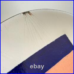 Very Rare Ettore Sottsass Il Sestante Milan Enameled Copper Plate Vintage 1958