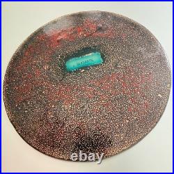 Very Rare Ettore Sottsass Il Sestante Milan Enameled Copper Plate Vintage 1958