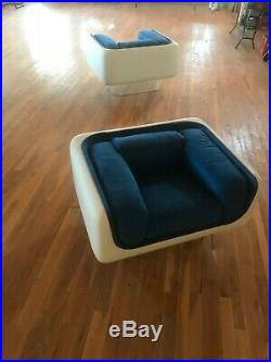 Very Rare Fully Restored mid century William Andrus lounge chair for Steelcase