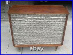 Very Rare Mid Century Modern University TMS-2 Console Stereo Speaker Cabinet