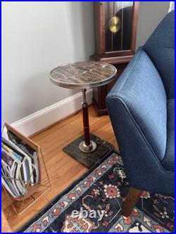 Very Rare Pair Of Mid-Centry Modern Global Views Marble Martini Table