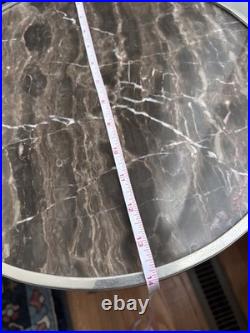 Very Rare Pair Of Mid-Centry Modern Global Views Marble Martini Table