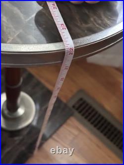 Very Rare Pair Of Mid-Centry Modern Global Views Marble Martini Table