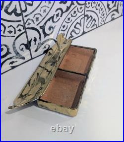 Very Rare Vintage Norman Bleckner Mid-century Modern Art Designer Cigarette Box