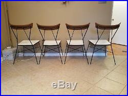 Very rare Paul McCobb for Arbuck Group 76 chairs & cats cradle table circa 1953