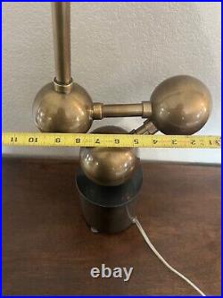 Very rare modern art deco style metal lamp