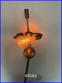 Very rare modern art deco style metal lamp