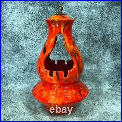 Vintage 13 Mid Century Modern Hanging Ashtray Atomic Drip Glaze MCM 1960s