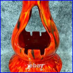 Vintage 13 Mid Century Modern Hanging Ashtray Atomic Drip Glaze MCM 1960s