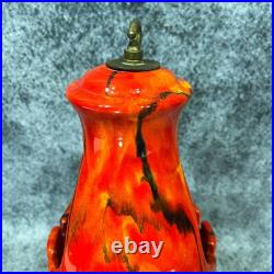 Vintage 13 Mid Century Modern Hanging Ashtray Atomic Drip Glaze MCM 1960s