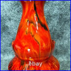 Vintage 13 Mid Century Modern Hanging Ashtray Atomic Drip Glaze MCM 1960s