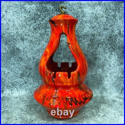 Vintage 13 Mid Century Modern Hanging Ashtray Atomic Drip Glaze MCM 1960s