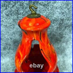 Vintage 13 Mid Century Modern Hanging Ashtray Atomic Drip Glaze MCM 1960s