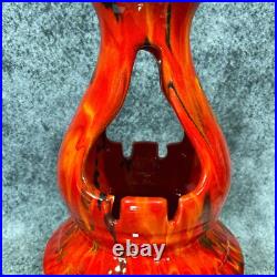 Vintage 13 Mid Century Modern Hanging Ashtray Atomic Drip Glaze MCM 1960s