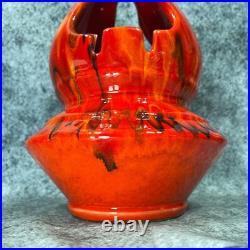 Vintage 13 Mid Century Modern Hanging Ashtray Atomic Drip Glaze MCM 1960s