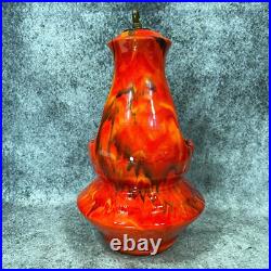 Vintage 13 Mid Century Modern Hanging Ashtray Atomic Drip Glaze MCM 1960s