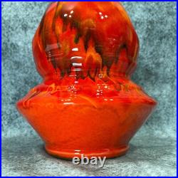 Vintage 13 Mid Century Modern Hanging Ashtray Atomic Drip Glaze MCM 1960s