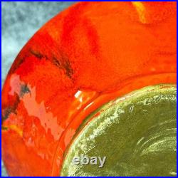 Vintage 13 Mid Century Modern Hanging Ashtray Atomic Drip Glaze MCM 1960s